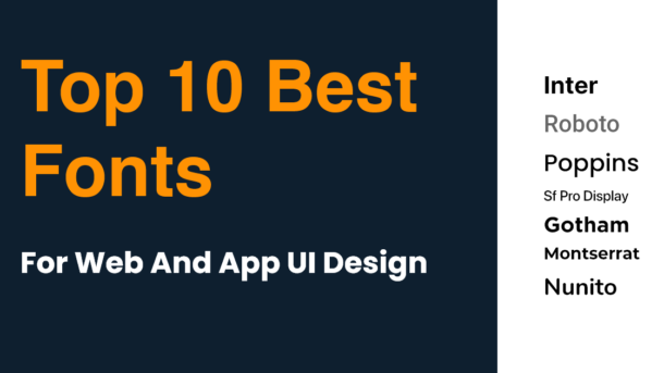 top 10 fonts for ui ux Design