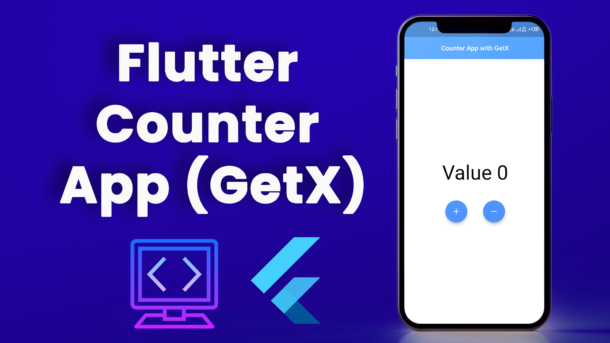 flutter counter app with getx