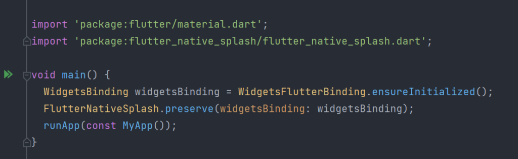 flutter native splash