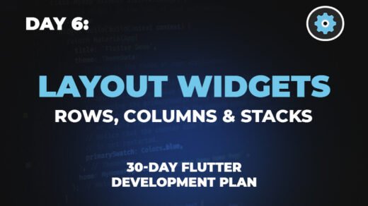 flutter Layout Widgets – Rows, Columns & Stacks